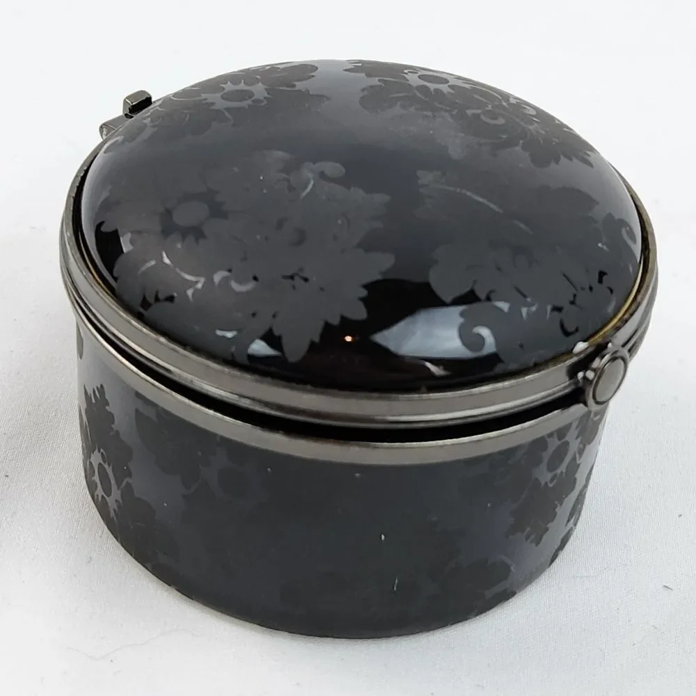 🩵NIB PartyLite Forbidden Fruits Mirrored Large Tealight Candle Holder